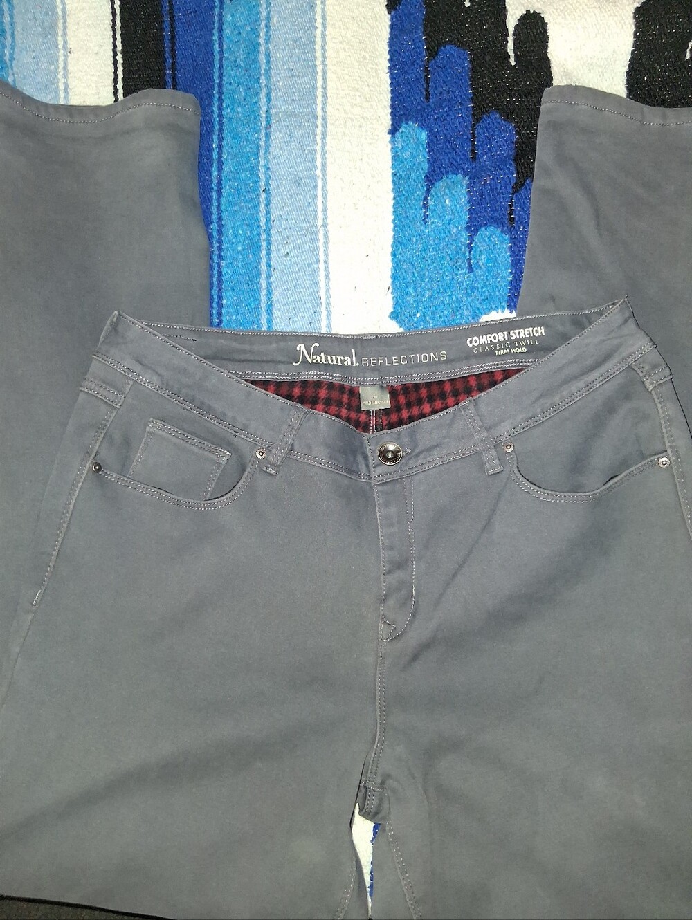 Natural Reflections Men's Gray Relaxed Fit Jeans